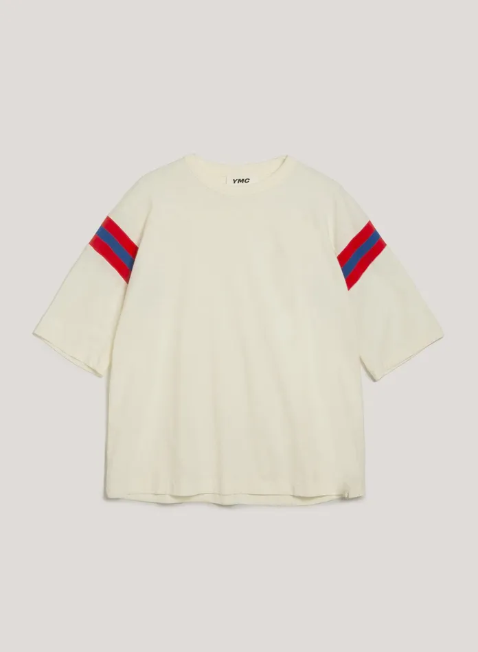 Women Skate TShirt White Multi YMC Tops and TShirts