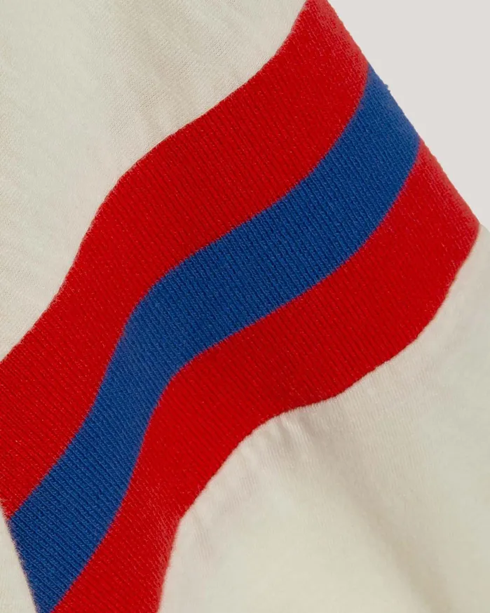 Women Skate TShirt White Multi YMC Tops and TShirts