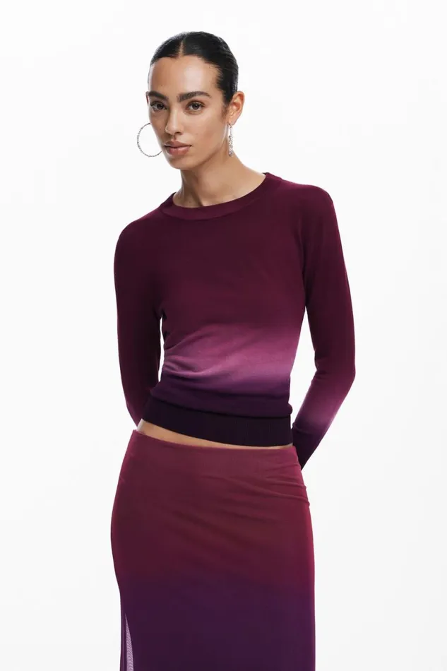 Women Skirts Desigual Gradient Flowy Skirt