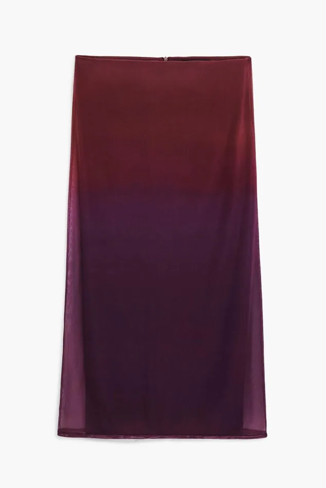 Women Skirts Desigual Gradient Flowy Skirt