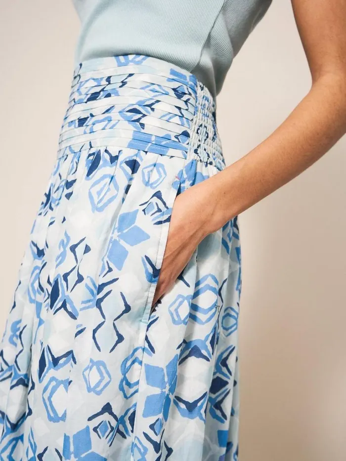 Women SKIRTS White Stuff Maeva Skirt Blue Multi Women SKIRTS White Stuff Maeva Skirt Blue Multi