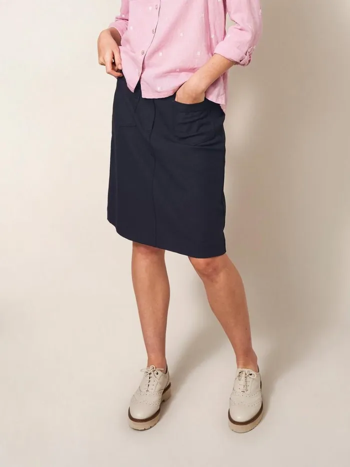 Women SKIRTS White Stuff Melody Stretch Skirt Pure Black Women SKIRTS White Stuff Melody Stretch Skirt Pure Black