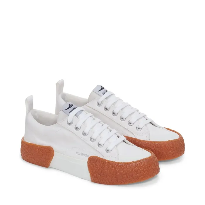 Women Sneakers Unisex 2660 STRIPE BIG BUMPERS Low Cut WHITEGUM Superga Low Cut