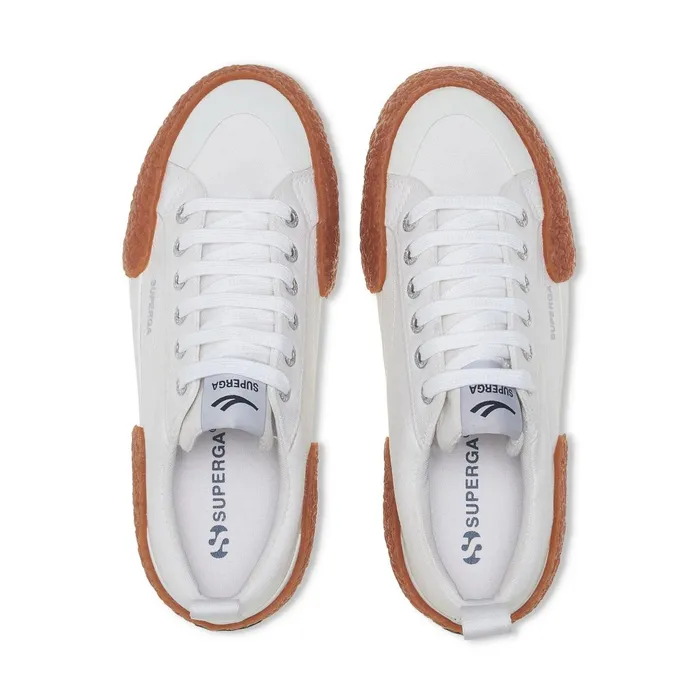 Women Sneakers Unisex 2660 STRIPE BIG BUMPERS Low Cut WHITEGUM Superga Low Cut