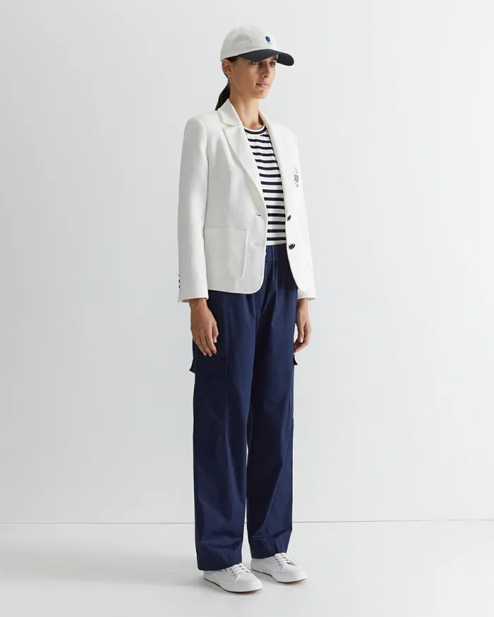 Women Sportscraft Blazers Club Jersey Blazer Milk