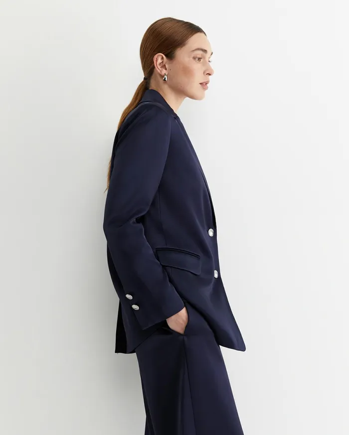 Women Sportscraft Blazers Harlow Sateen Blazer Navy