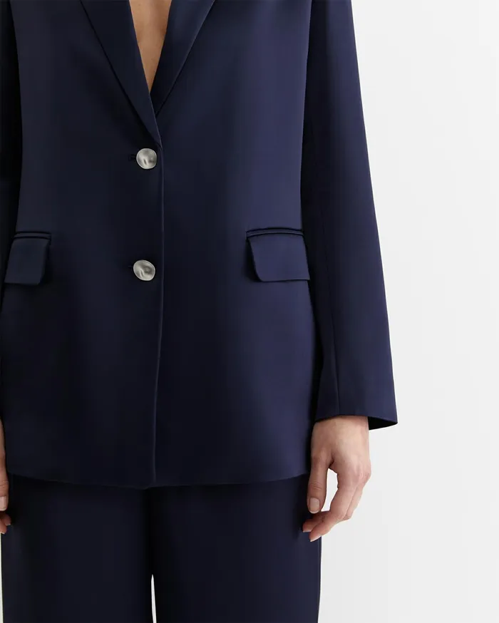Women Sportscraft Blazers Harlow Sateen Blazer Navy
