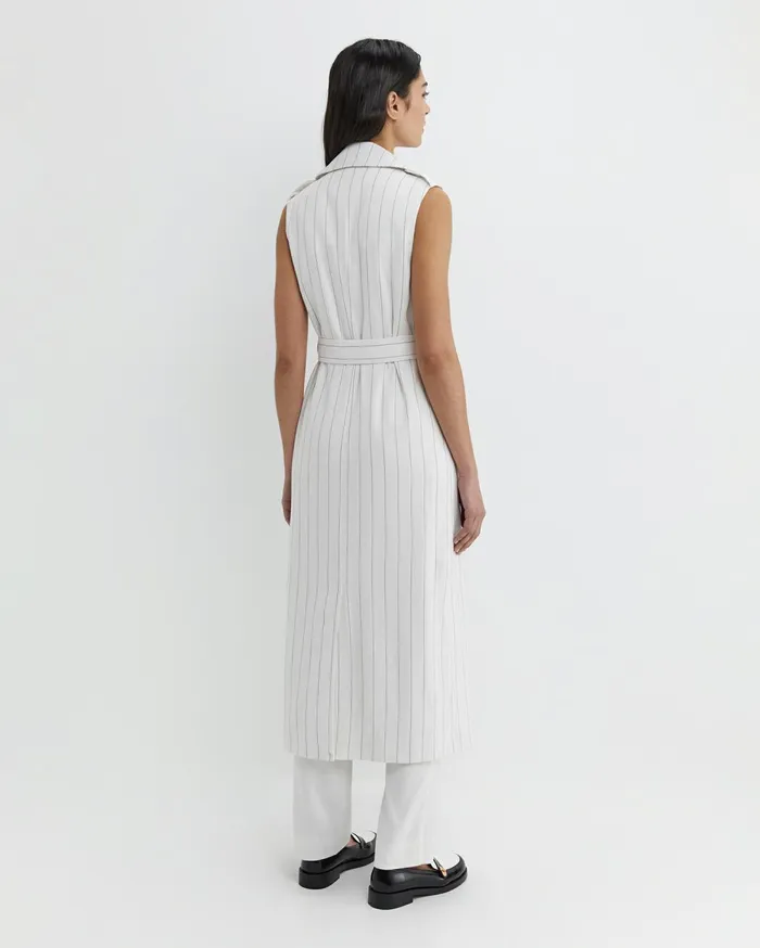 Women Sportscraft Dresses Brianne Trench Maxi Dress Whitenavy