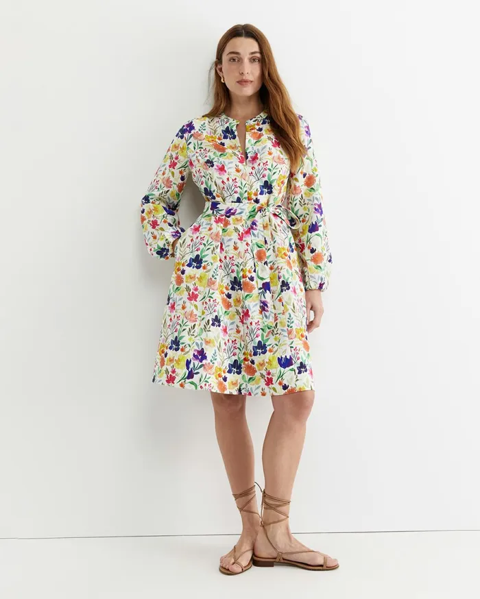 Women Sportscraft Dresses Lou Floral Dress White Multi