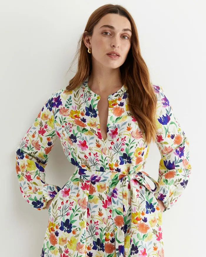 Women Sportscraft Dresses Lou Floral Dress White Multi