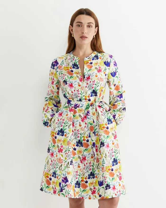 Women Sportscraft Dresses Lou Floral Dress White Multi