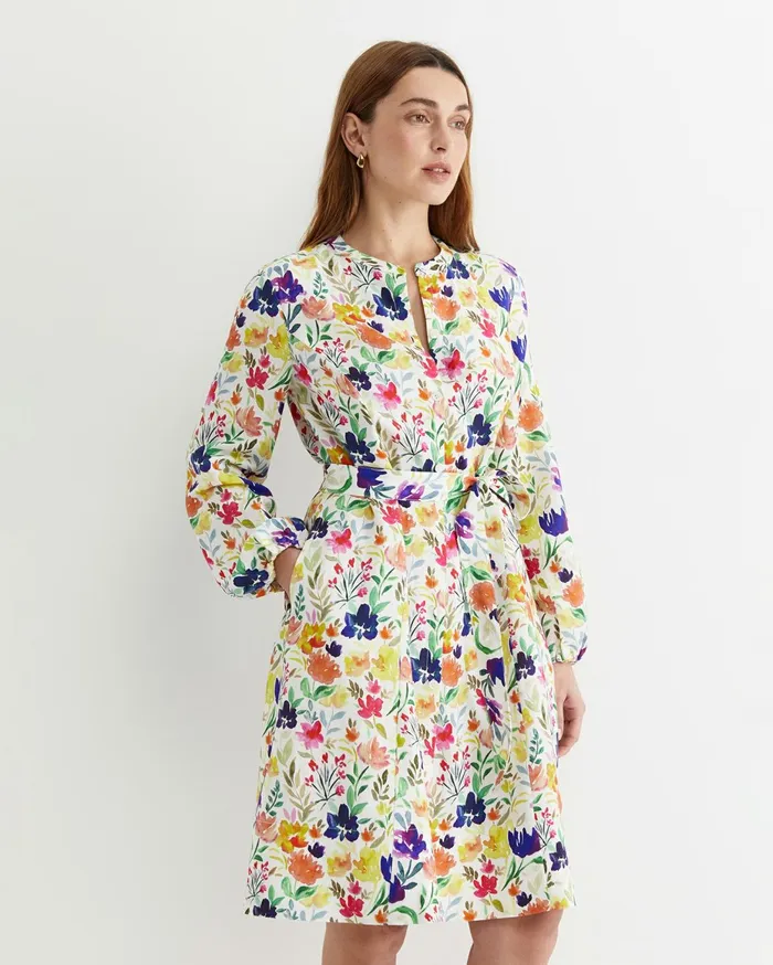 Women Sportscraft Dresses Lou Floral Dress White Multi