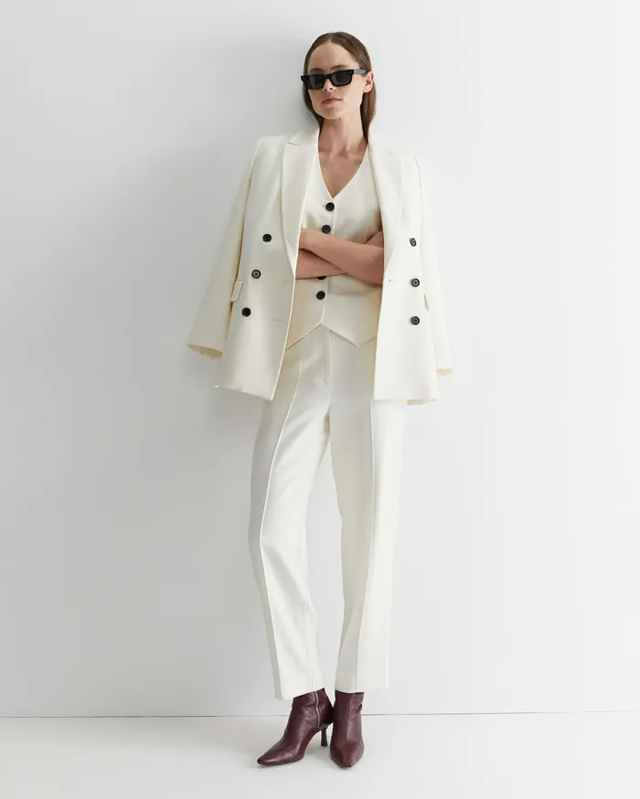 Women Sportscraft Jackets and Vests Frankie Twill Vest Winter White