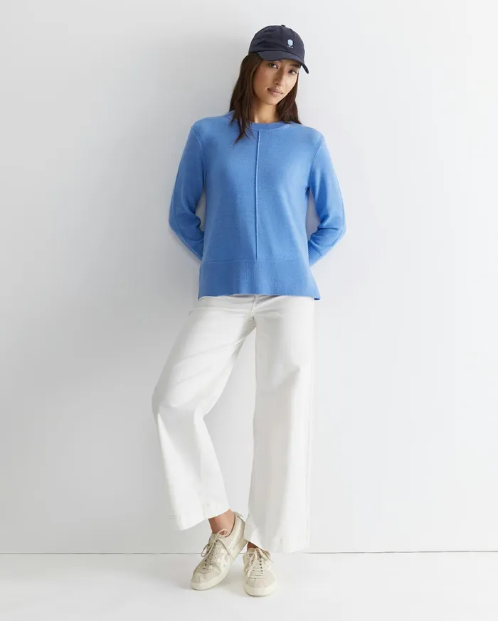 Women Sportscraft Knits and Cardigans Cass Merino Wool Knit Azure