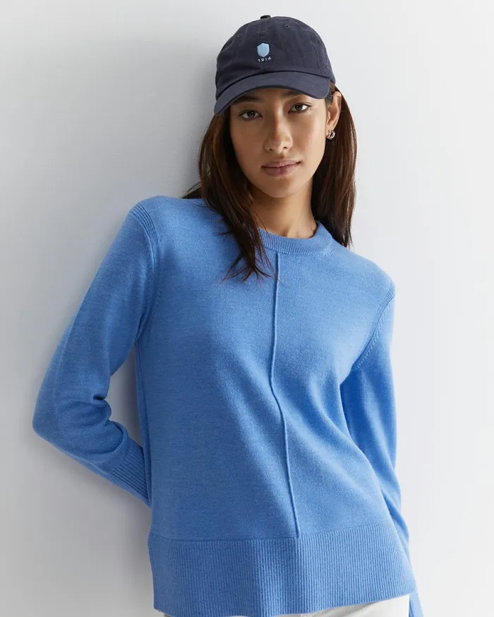 Women Sportscraft Knits and Cardigans Cass Merino Wool Knit Azure