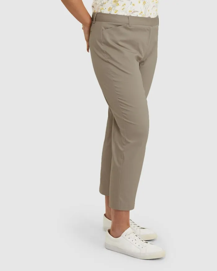 Women Sportscraft Pants Eva Capri Latte