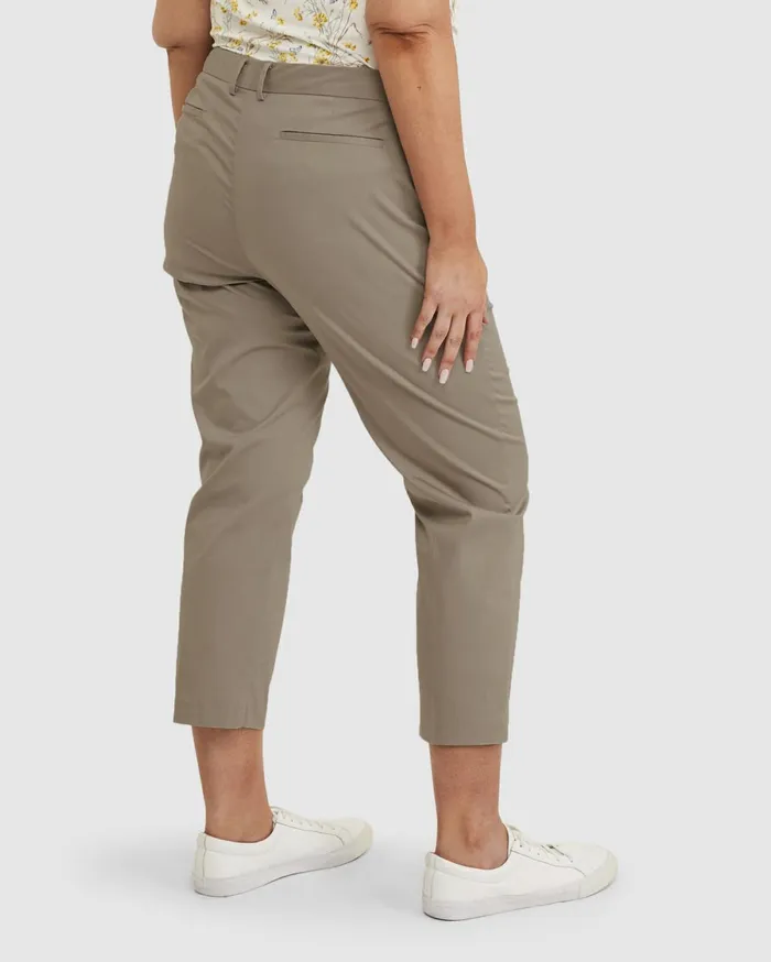 Women Sportscraft Pants Eva Capri Latte