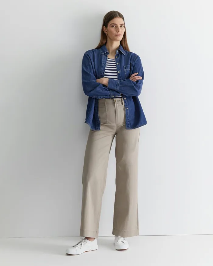 Women Sportscraft Pants Evie Wide Leg Pant Latte