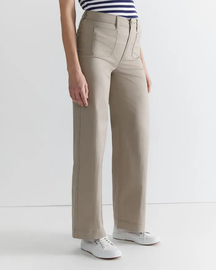 Women Sportscraft Pants Evie Wide Leg Pant Latte