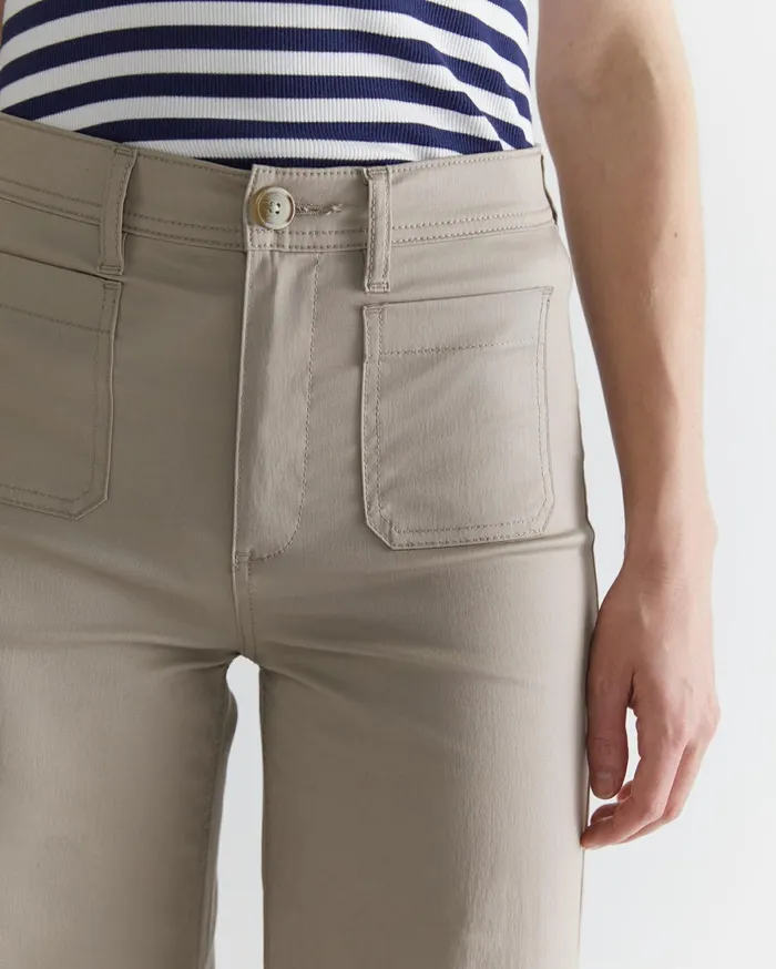 Women Sportscraft Pants Evie Wide Leg Pant Latte