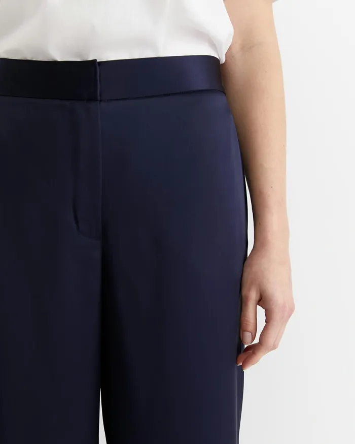 Women Sportscraft Pants Harlow Sateen Wide Leg Pant Navy