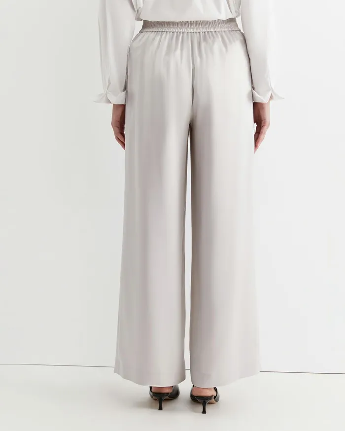 Women Sportscraft Pants Harlow Sateen Wide Leg Pant Pearl