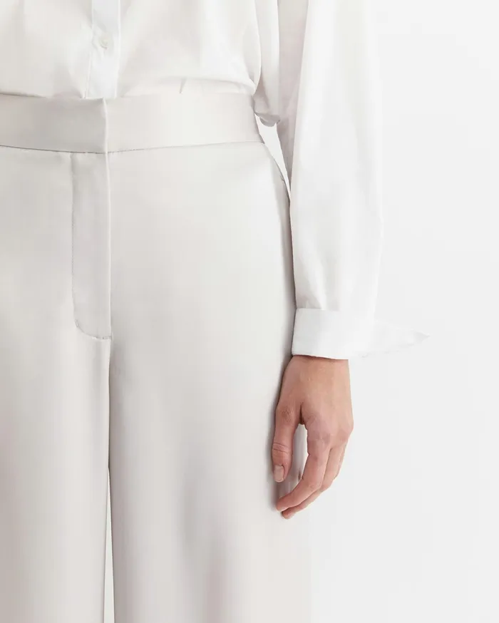 Women Sportscraft Pants Harlow Sateen Wide Leg Pant Pearl