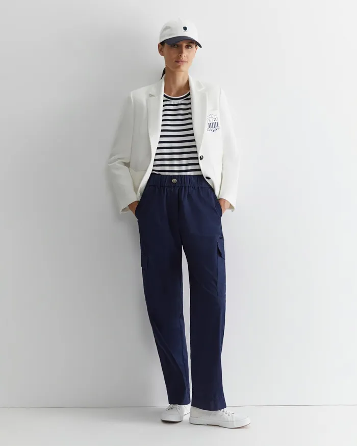 Women Sportscraft Pants Mila Cargo Pant Navy