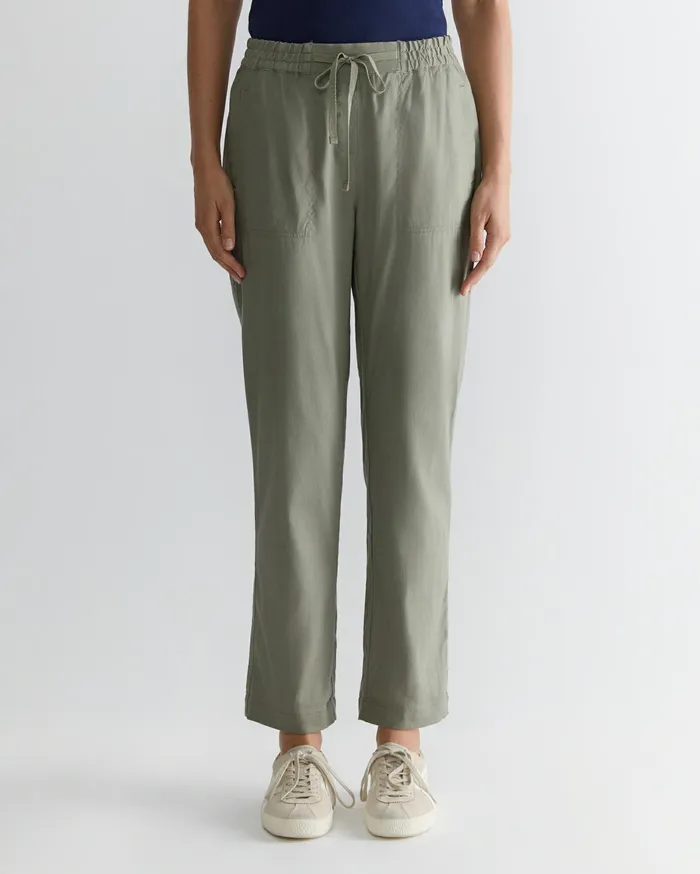 Women Sportscraft Pants Rosa Linen Pant Khaki