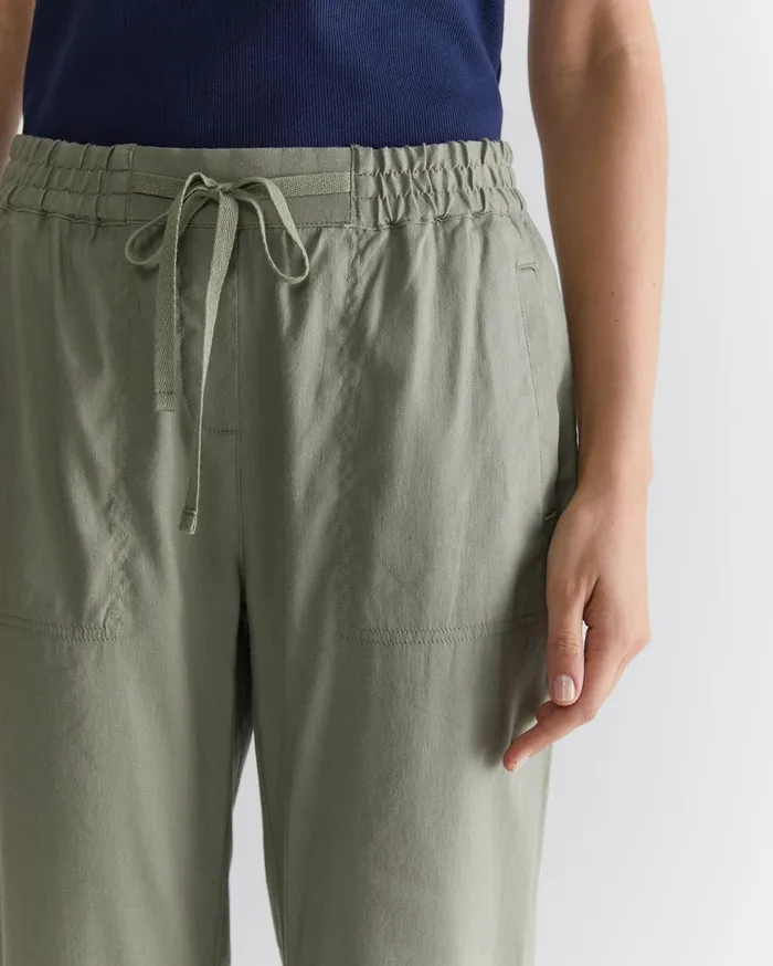 Women Sportscraft Pants Rosa Linen Pant Khaki
