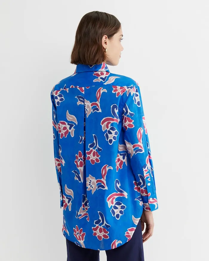 Women Sportscraft Shirts Leighton Long Sleeve Liberty Shirt Blue Multi