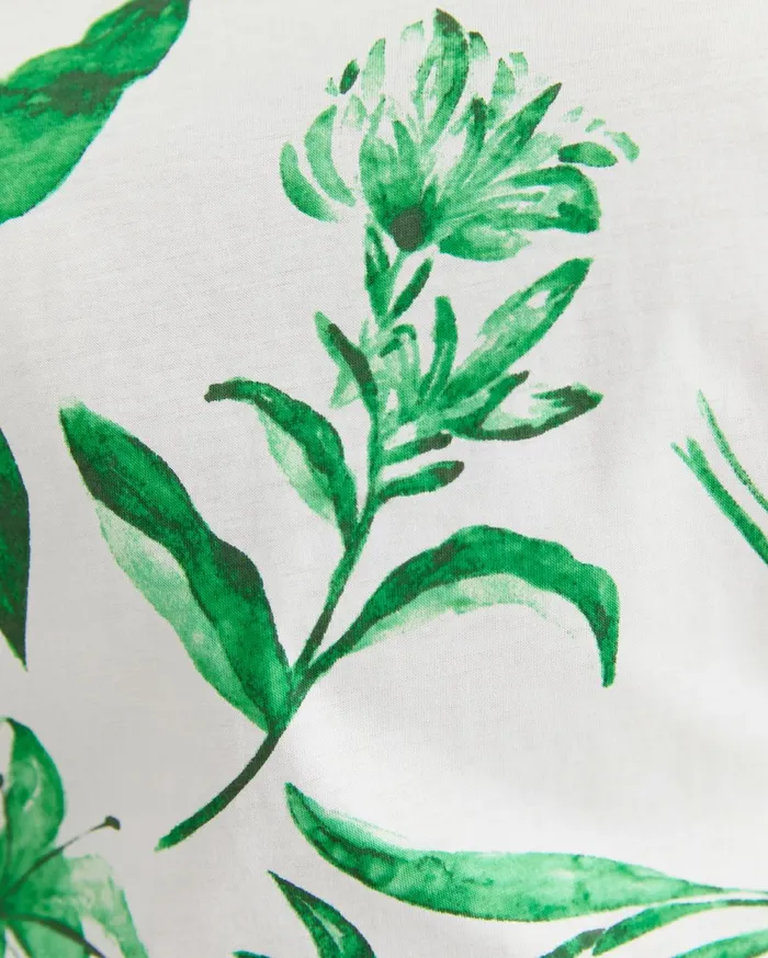 Women Sportscraft Tops and Tees Botanical Mercerised Tee Green Multi