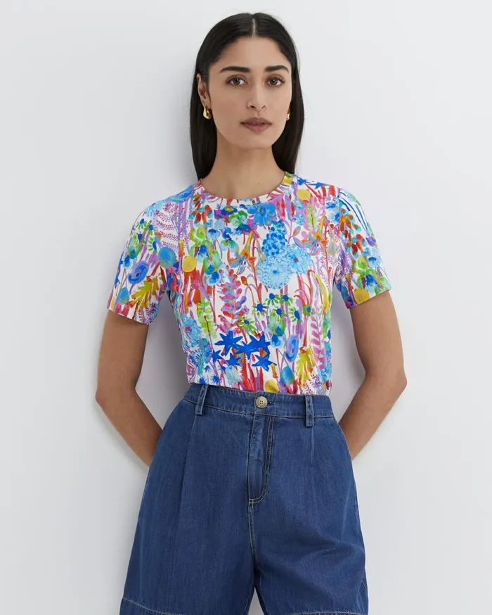 Women Sportscraft Tops and Tees Hampton Liberty Tee Pink Multi