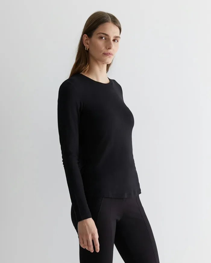 Women Sportscraft Tops and Tees Magic Long Sleeve Tee Black