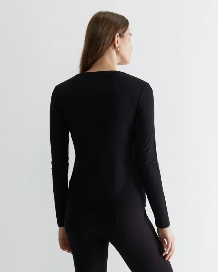 Women Sportscraft Tops and Tees Magic Long Sleeve Tee Black