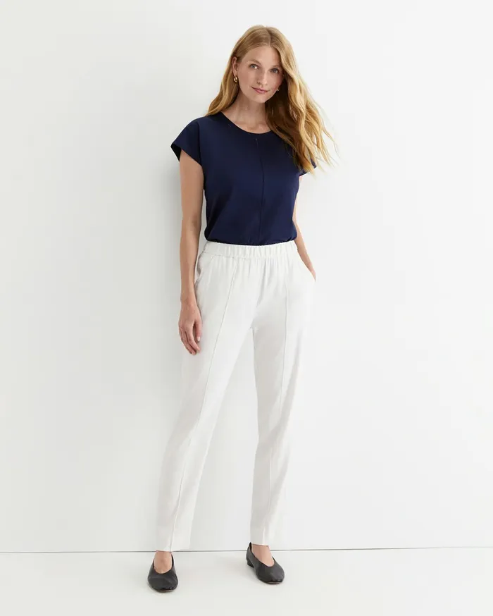 Women Sportscraft Tops and Tees Miranda Stitch Tee Navy