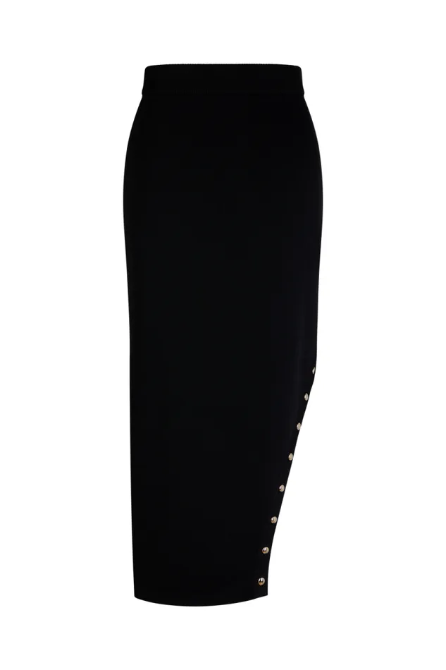 Women Studded Skirt Black Black Sonia Rykiel Skirts