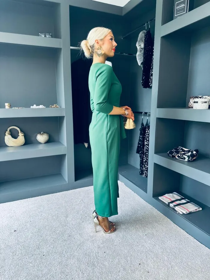 Women Suits and Blazers Canella Lane Sutton Occasion 2 Piece Green