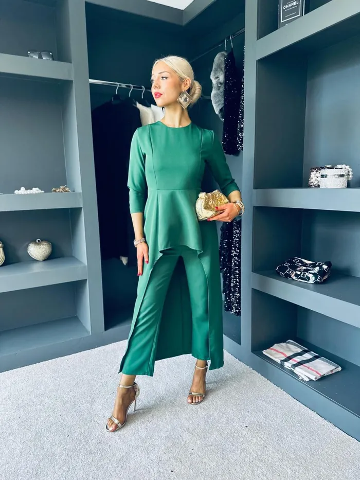 Women Suits and Blazers Canella Lane Sutton Occasion 2 Piece Green