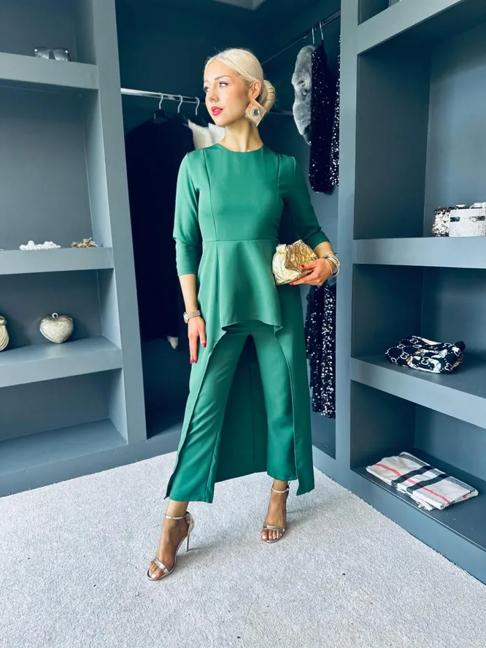 Women Suits and Blazers Canella Lane Sutton Occasion 2 Piece Green