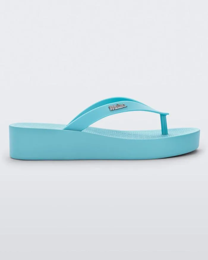 Women Sun Venice Light Blue Melissa Flip Flops