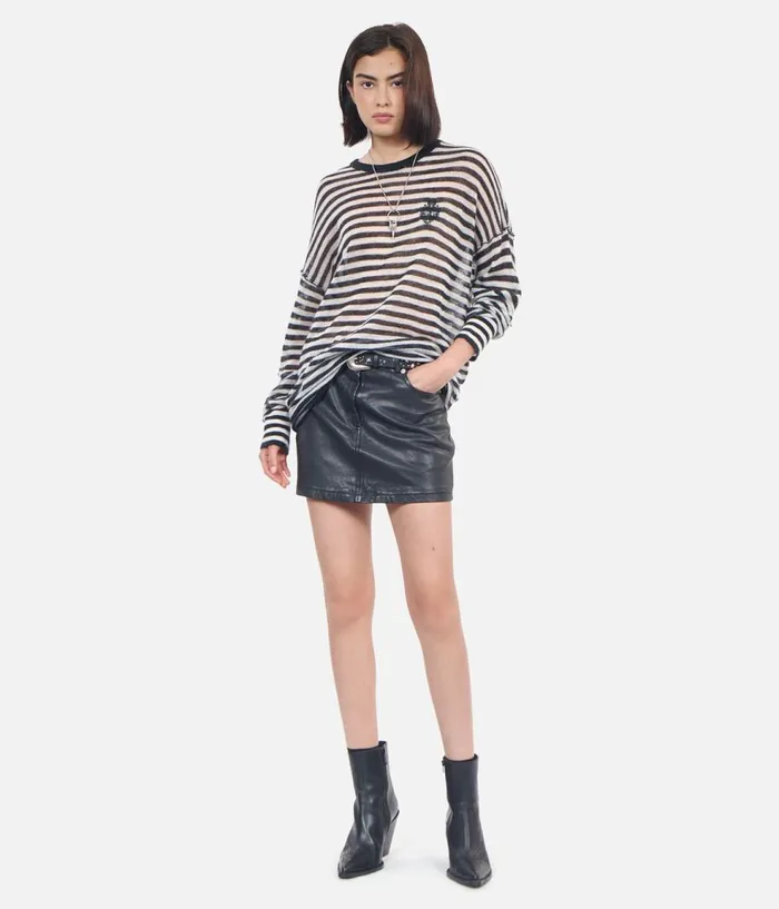 Women Sweaters THE KOOPLES Striped Mohair And Wool Sweater