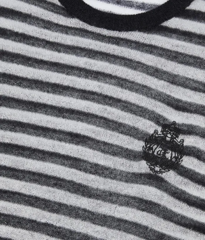 Women Sweaters THE KOOPLES Striped Mohair And Wool Sweater Women Sweaters THE KOOPLES Striped Mohair And Wool Sweater