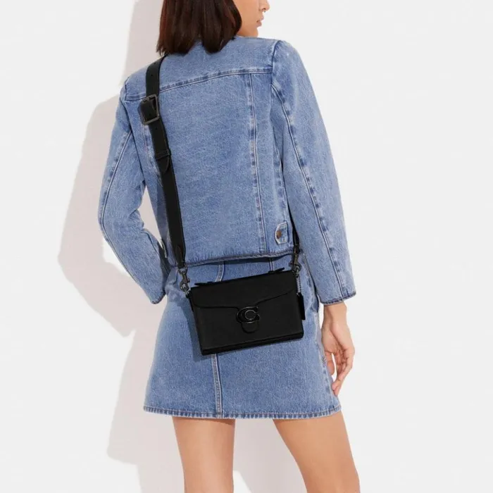 Women Tabby Box Bag Pewterblack Coach Crossbody Bags