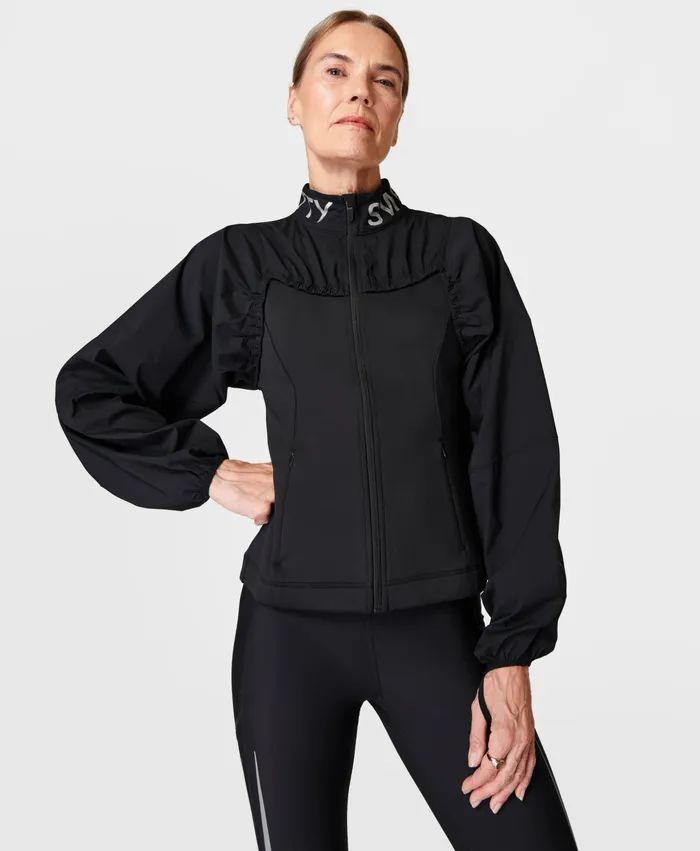 Women Therma Boost Kinetic Run Jacket Black Coats and Jackets Sweaty Betty