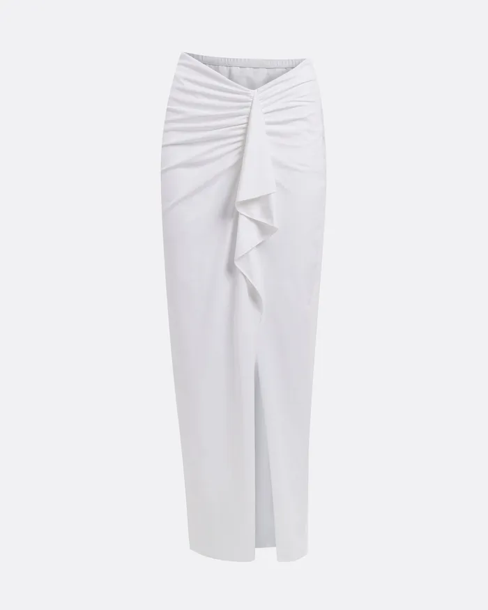 Women Tillian Ivory Swim Skirt Ivory Swimwear Safiyaa