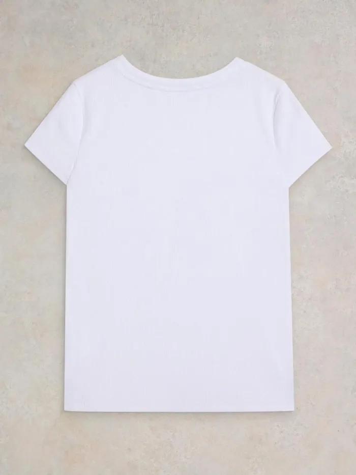 Women TOPS and TEES White Stuff AIDA TEE Brilliant White Women TOPS and TEES White Stuff AIDA TEE Brilliant White