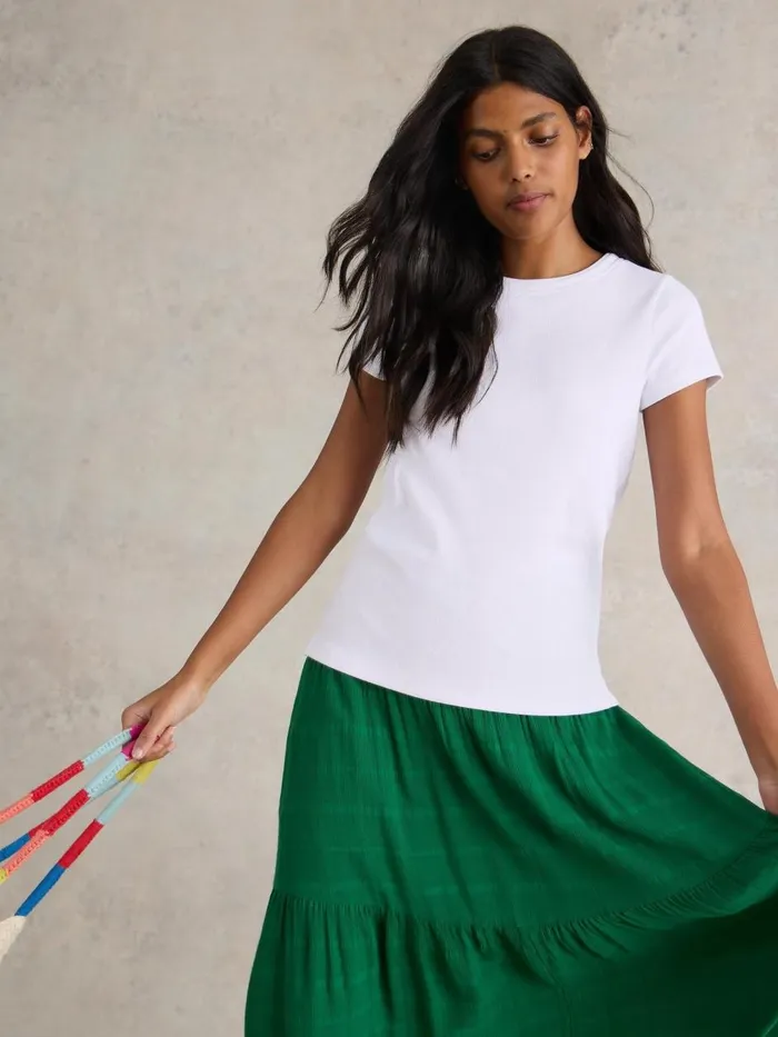 Women TOPS and TEES White Stuff AIDA TEE Brilliant White Women TOPS and TEES White Stuff AIDA TEE Brilliant White