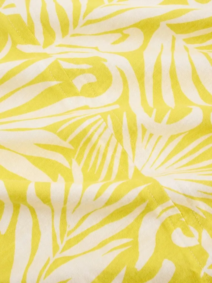 Women TOPS and TEES White Stuff NELLY ORGANIC COTTON TEE Yellow Print Women TOPS and TEES White Stuff NELLY ORGANIC COTTON TEE Yellow Print