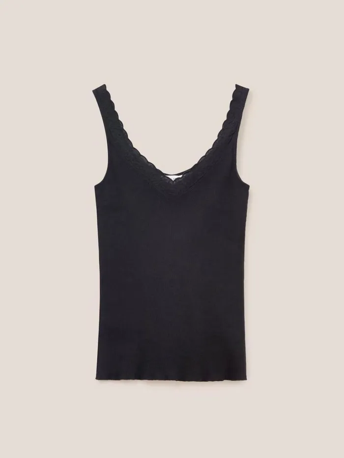 Women TOPS and TEES White Stuff SEA BREEZE VEST Dk Grey Women TOPS and TEES White Stuff SEA BREEZE VEST Dk Grey